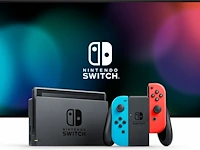 Nintendo switch console - blauw/rood - afbeelding 4 van  9