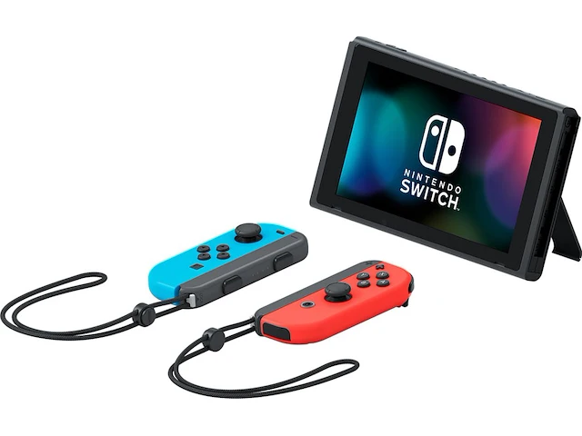 Nintendo switch console - blauw/rood - afbeelding 5 van  9