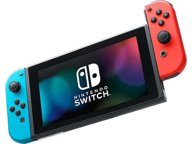 Nintendo switch console - blauw/rood - afbeelding 7 van  9