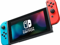 Nintendo switch console - blauw/rood - afbeelding 7 van  9