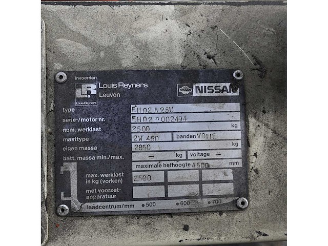 Nissan - eh02a25u - vorkheftruck - afbeelding 11 van  13
