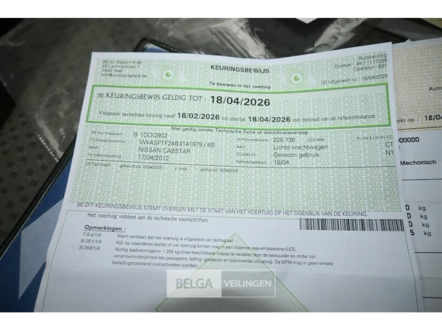 Nissan cabstar lichte vrachtwagen - afbeelding 7 van  23