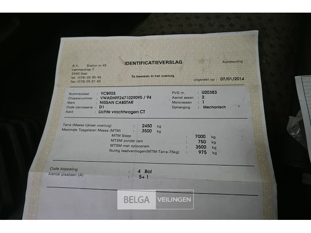 Nissan cabstar lichte vrachtwagen - afbeelding 9 van  24
