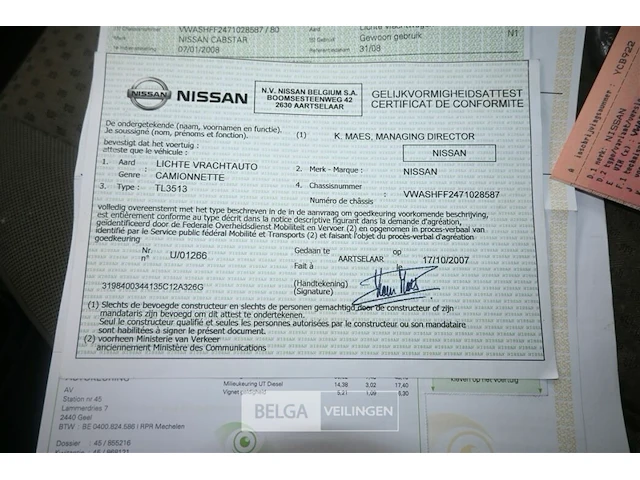Nissan cabstar met maxilift laadkraan - afbeelding 4 van  22