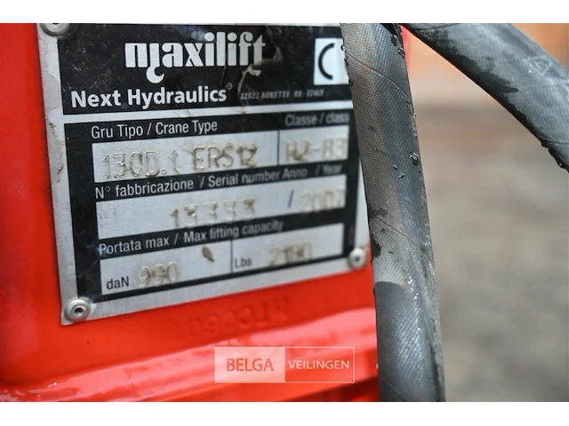 Nissan cabstar met maxilift laadkraan - afbeelding 11 van  22