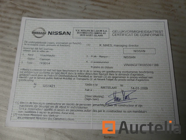 Nissan nissan atleon (2009-220.000 km) ( vin: vwangftk085061188 ) - afbeelding 4 van  24