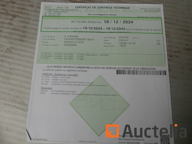 Nissan nissan atleon (2009-220.000 km) ( vin: vwangftk085061188 ) - afbeelding 17 van  24