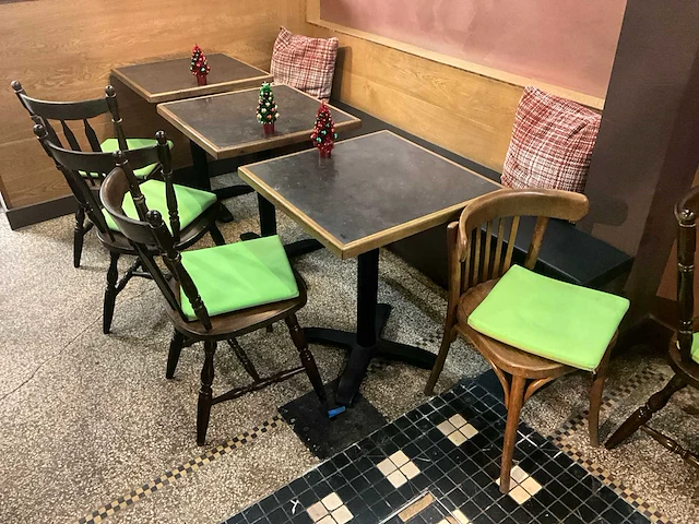 Nn bistrotafels en stoelen - afbeelding 4 van  14