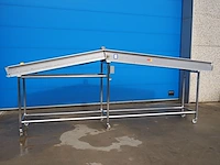 Nn elevating belt with roller conveyor Nn elevating belt with roller conveyor