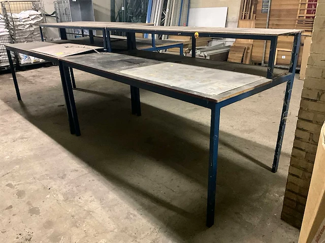 Nn metalen werkbank (4x) - afbeelding 5 van  6