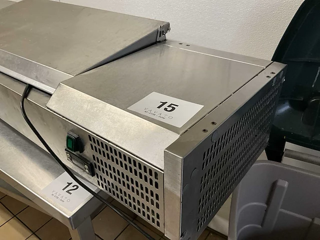 Nn rvs saladette, afm plm 180 x 40 x 300cm - afbeelding 3 van  9