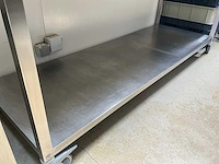 Nn verrijdbare rvs werktafel - afbeelding 3 van  4
