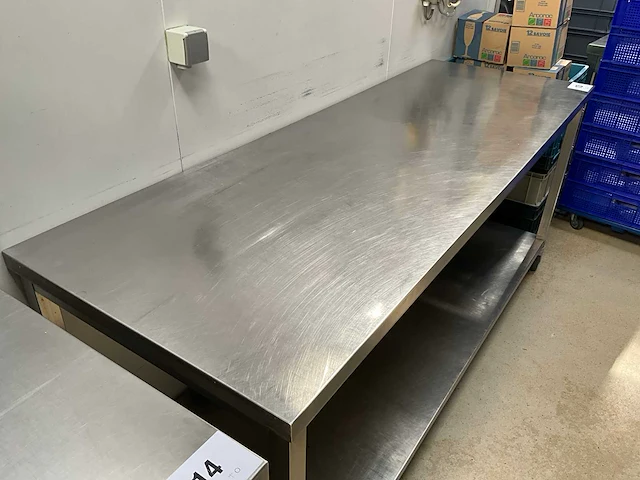 Nn verrijdbare rvs werktafel - afbeelding 4 van  4