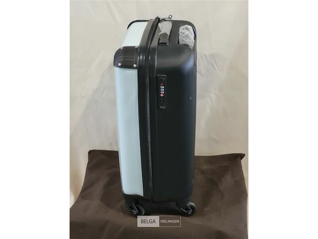No boring suitcase flamingo 55x35x25 cm - afbeelding 2 van  3