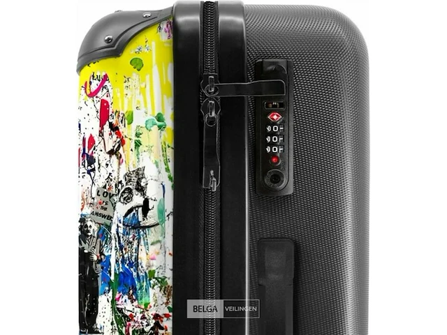No boring suitcase graffiti 55x35x25 cm. - afbeelding 5 van  5