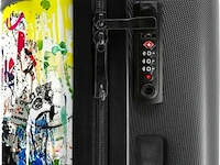 No boring suitcase graffiti 55x35x25 cm. - afbeelding 5 van  5