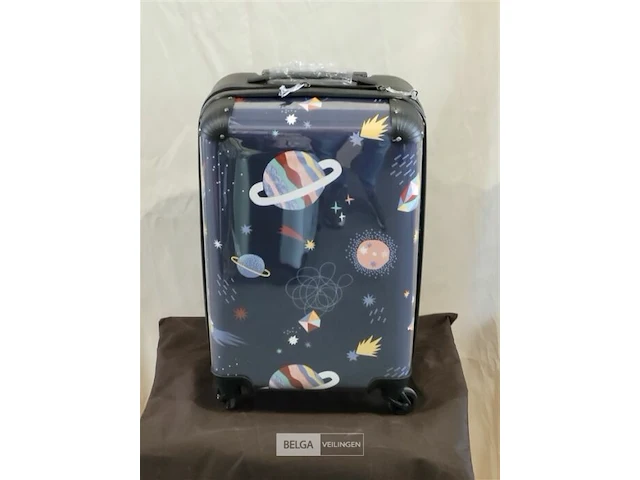 No boring suitcase planeten 55x35x25 cm - afbeelding 1 van  3
