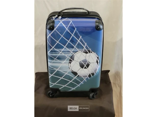 No boring suitcase voetbal 55x35x25 cm - afbeelding 1 van  3