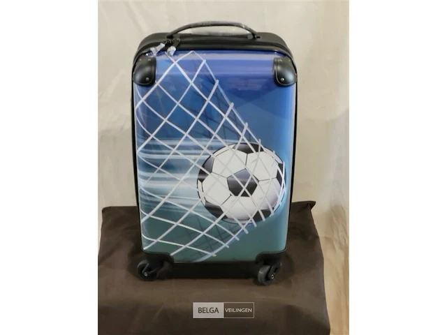 No boring suitcase voetbal 55x35x25 cm - afbeelding 1 van  3