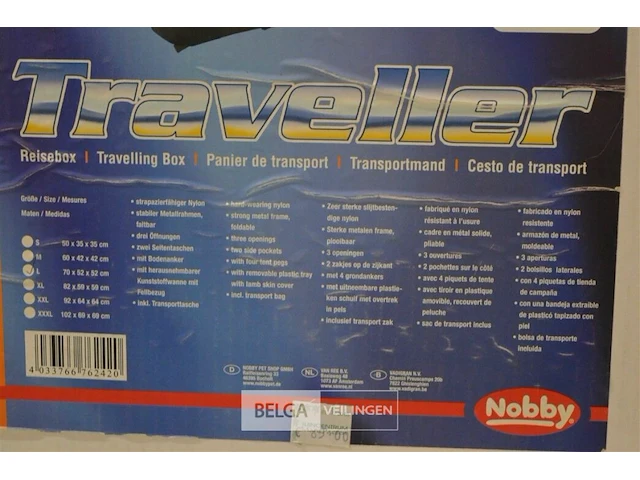Nobby traveller - reisbox voor kleine huisdieren - afbeelding 3 van  3