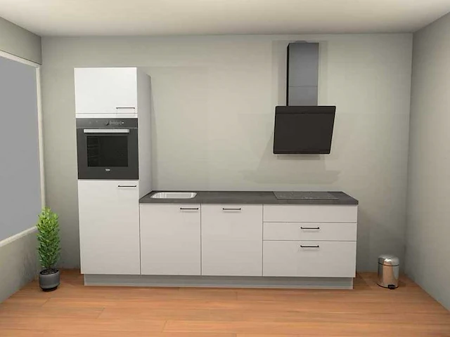 Nobilia - laser alpin wit - keukenopstelling - afbeelding 1 van  15