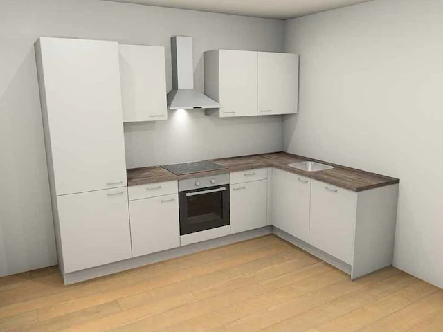 Nobilia - laser mat wit - kitchen arrangement - afbeelding 1 van  10