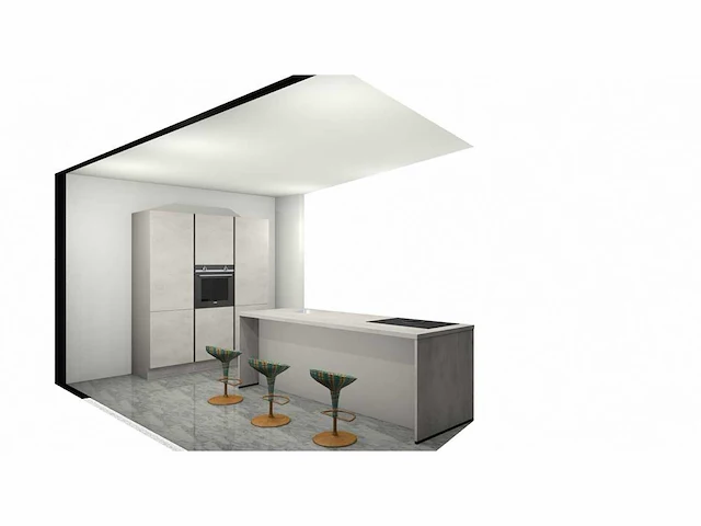 Nobilia - riva decor beton grijs eiland - afbeelding 1 van  19
