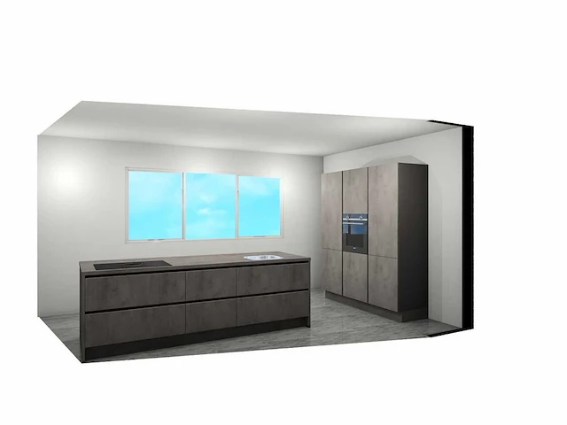 Nobilia - riva decor beton schiefer grijs - afbeelding 10 van  17