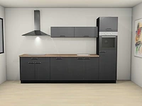 Nobilia - structura decor eiken nero - keukenopstelling - afbeelding 8 van  15