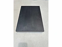 Nobilia hoek keuken decor zwart beton - afbeelding 6 van  12