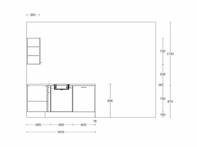 Nobilia hoekkeuken laser mat wit - afbeelding 7 van  10