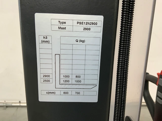 Noblelift - pse12b29 - elektrische stapelaar 2.9m - afbeelding 15 van  16