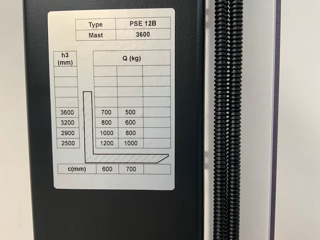 Noblelift - pse12b36 - elektrische stapelaar 3.6m - afbeelding 4 van  15