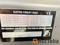 Noblelift fe4p16qc 2024 vorkheftruck 1.6t verstelbare lepels elektrisch - afbeelding 13 van  39