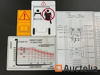 Noblelift fe4p16qc 2024 vorkheftruck 1.6t verstelbare lepels elektrisch - afbeelding 23 van  39