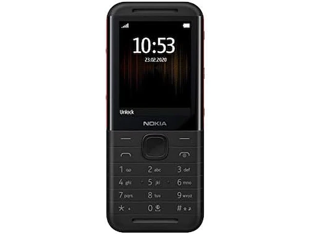 Nokia - mobiele telefoon 5310 zwart/rood - afbeelding 1 van  3