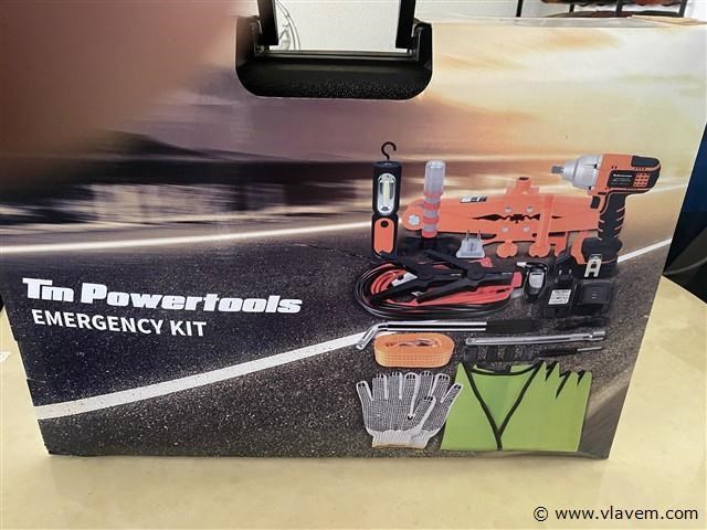 Noodgevallen koffer met slagmoersleutel - afbeelding 1 van  6