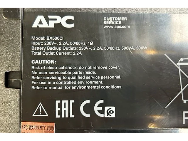 Noodstroomvoeding apc - afbeelding 5 van  6