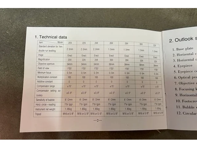 North west automatische waterpas - afbeelding 5 van  6