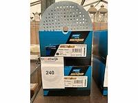 Norton. p320 ceramic. 150x18mm. schuurpapier,kleefdisc.100 stuks. (2x) - afbeelding 2 van  2