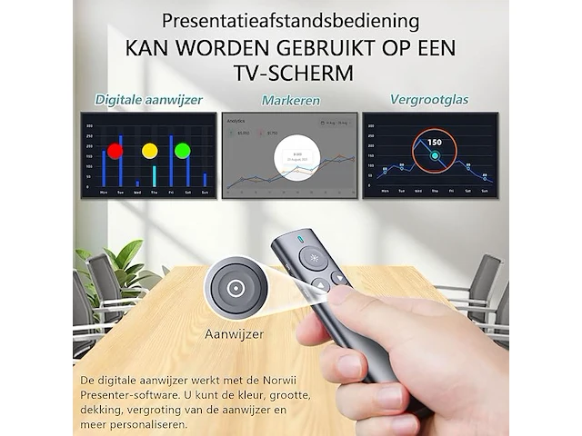 Norwii n95 spotlight presenter - afbeelding 8 van  8