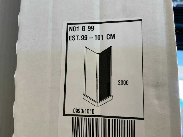 Novellini n01 g 99 hoekinstap - afbeelding 1 van  3