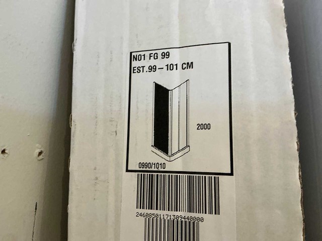 Novellini n01 g 99 hoekinstap - afbeelding 2 van  3