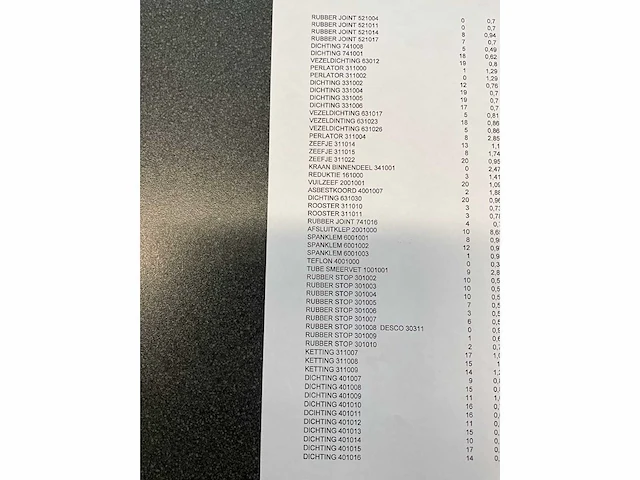 Novix partij diverse dichtingsringen en sanitaire toebehoren ( ca.800stuks) - afbeelding 4 van  14