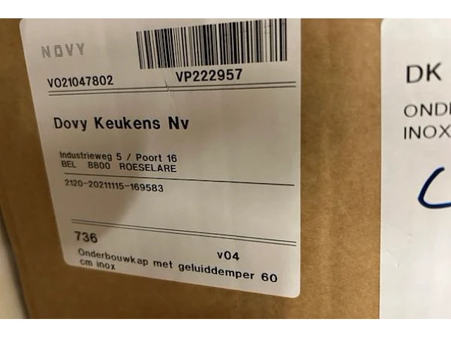 Novy onderbouw dampkap - afbeelding 5 van  5