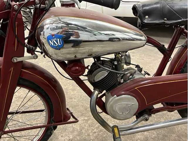 Nsu - quick - oldtimer - motorfiets - afbeelding 3 van  5