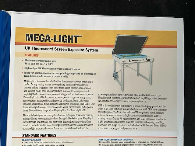 Nuarc uv light exposure unit/zeefbelichter mega-light av2 - afbeelding 10 van  19