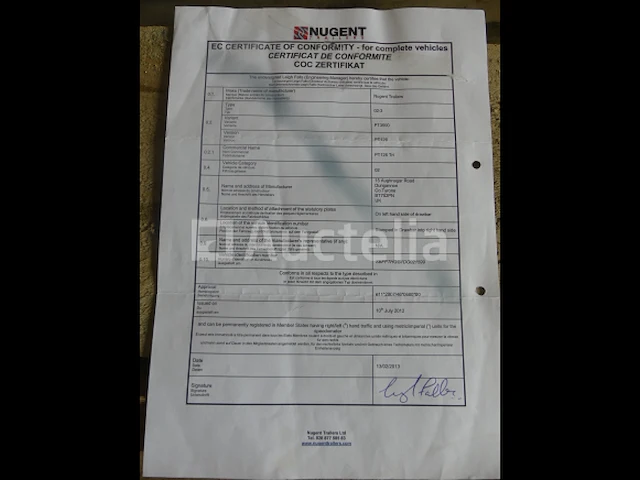 Nugent aanhangwagens drieassige aanhangwagen pt126tri - afbeelding 10 van  21