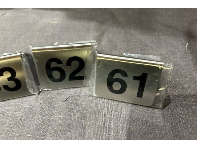 Nummerbordjes - afbeelding 3 van  4