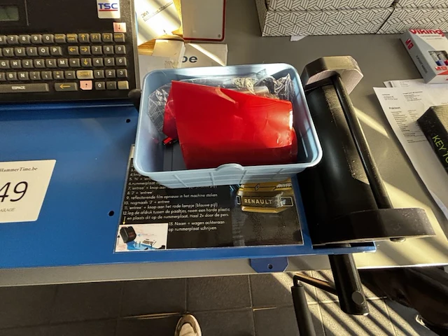 Nummerplaat machine - afbeelding 6 van  6